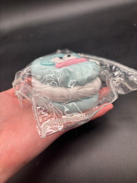 Water x cream textured hangyodon biscuit large super soft and cute Taba Squishy Toy