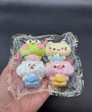 Pack of 4  adorable chubby animals  ver.2  taba squishy