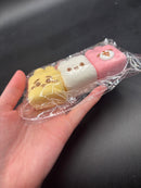 Pack of 3 flocked cute bunny marshmellow trio soft (Usagi, Miffy and Kanahei) Taba Squishy Toy
