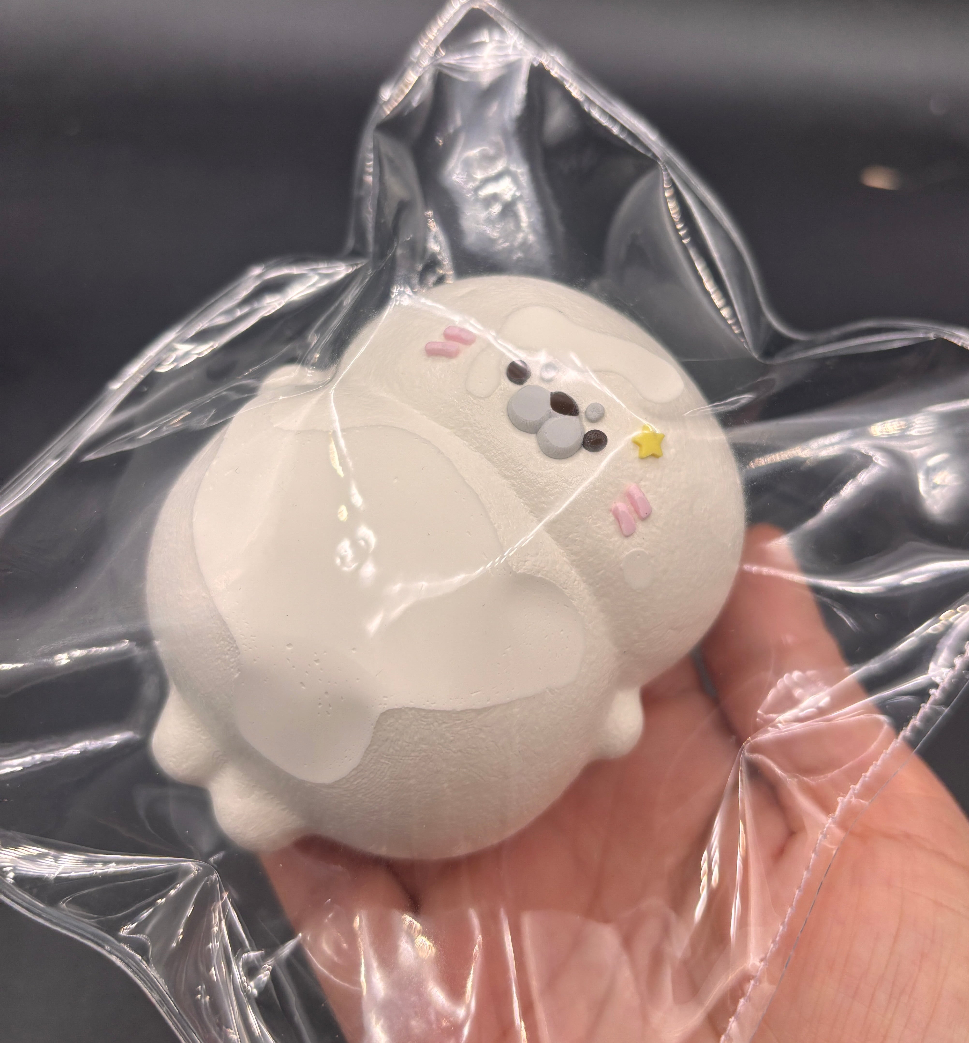 Water textured super soft fat seal  taba squishy cute