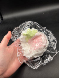 frozen butter textured pink pineapple cake (read des!) Taba Squishy Toy