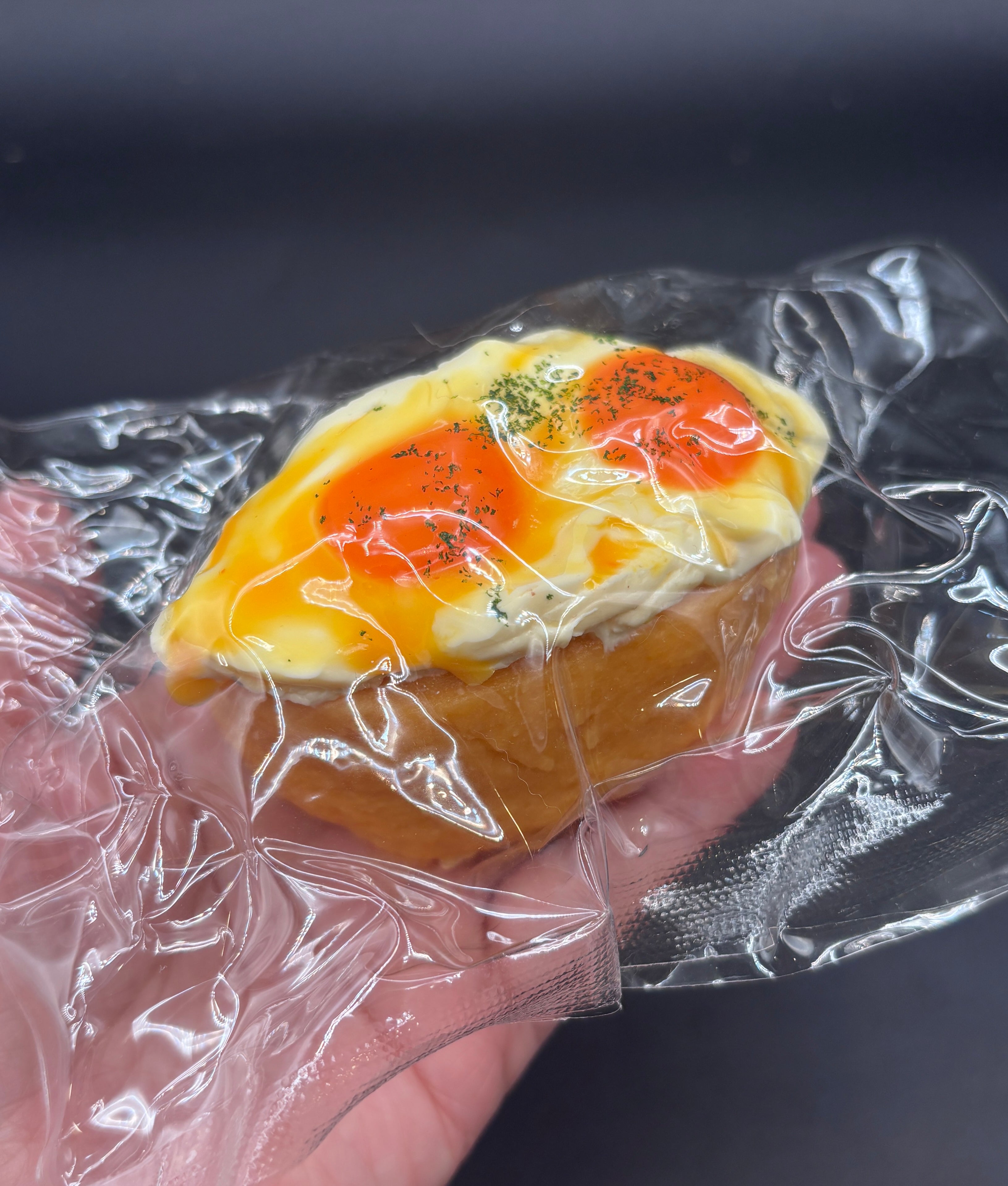 Sunny side up egg toast taba soft
