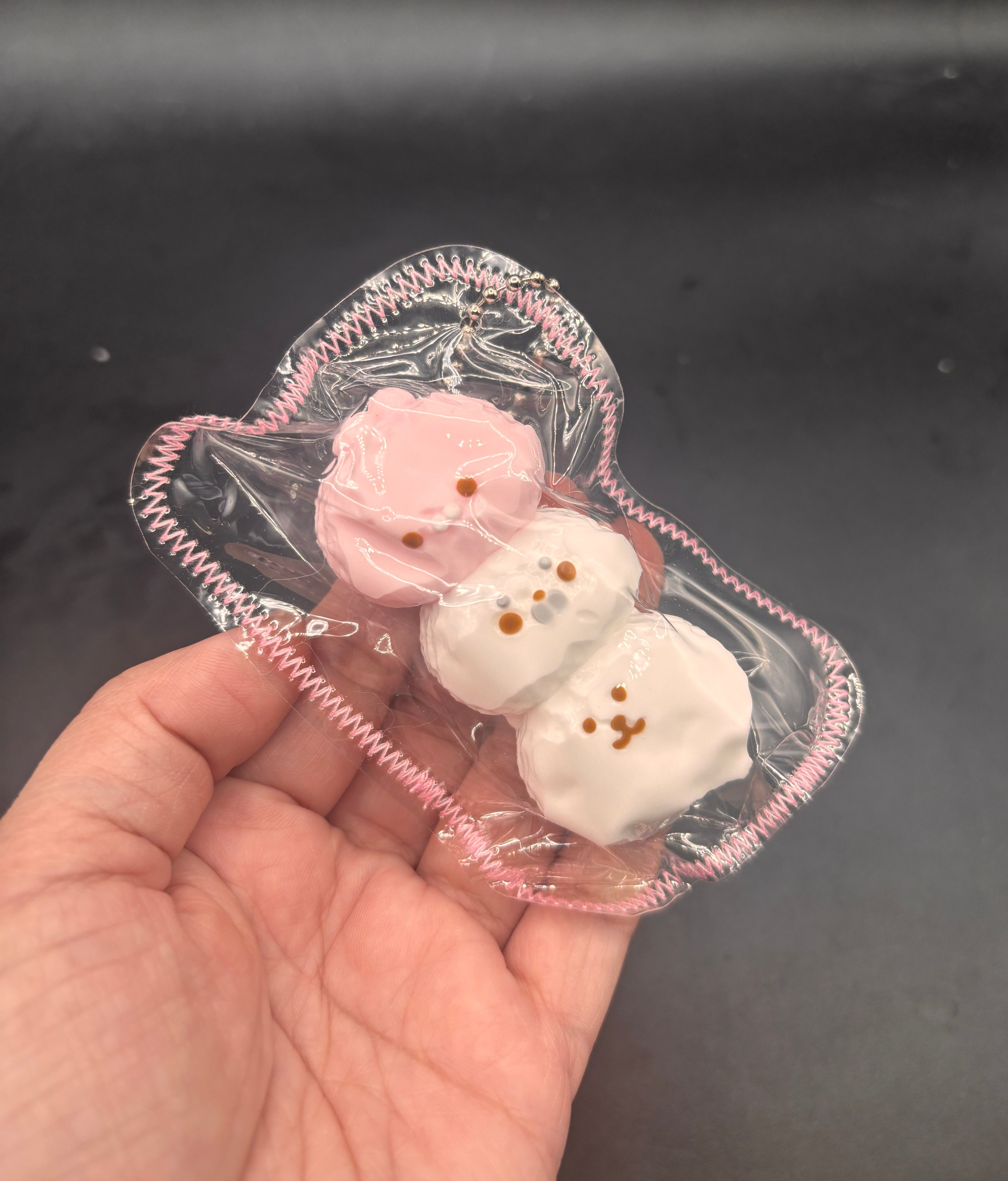 Mini keychain taba seal joke bear and bunny cute taba squishy