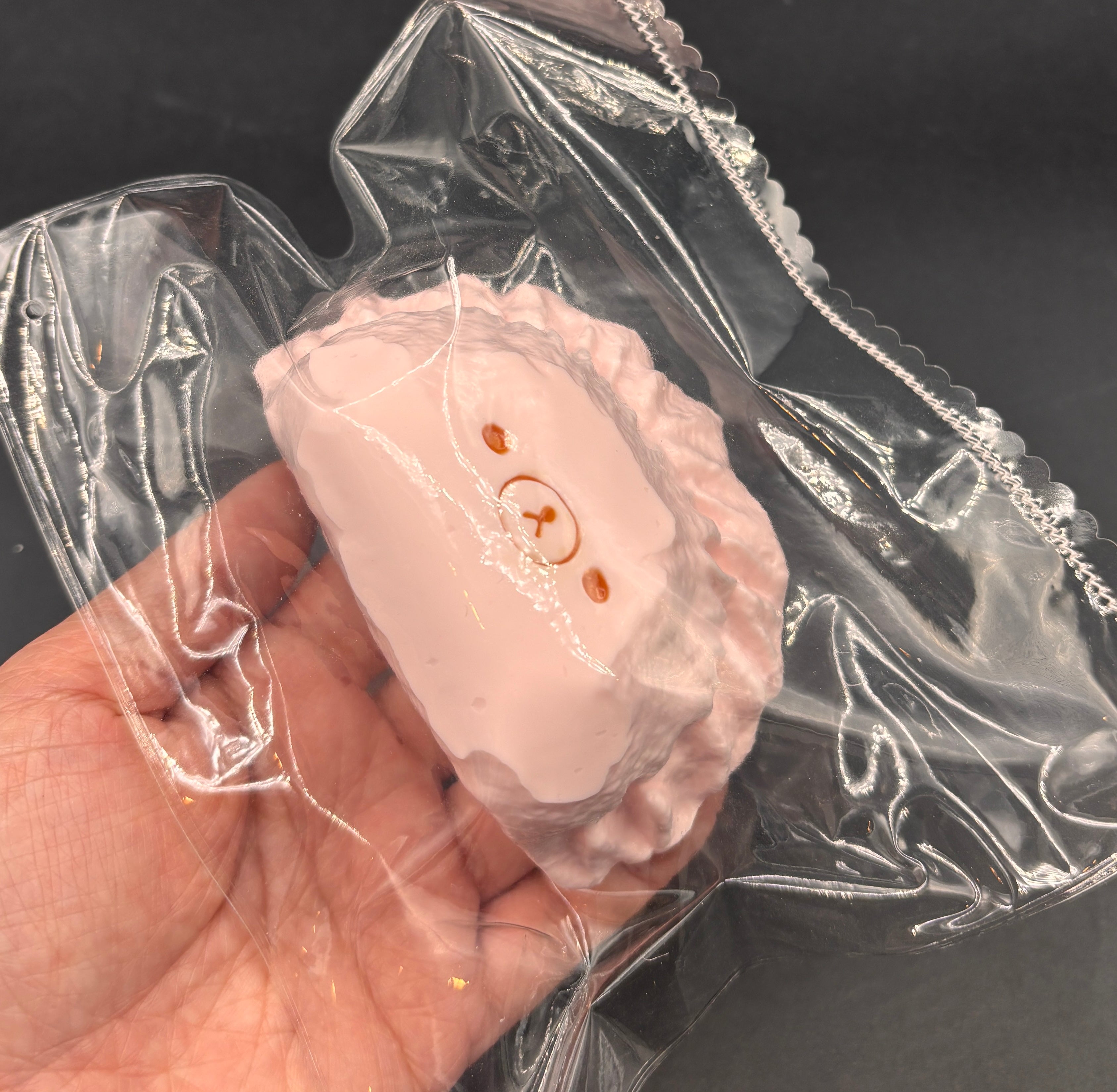 New frozen butter super mouldable Rilakkuma dumpling pink taba squishy