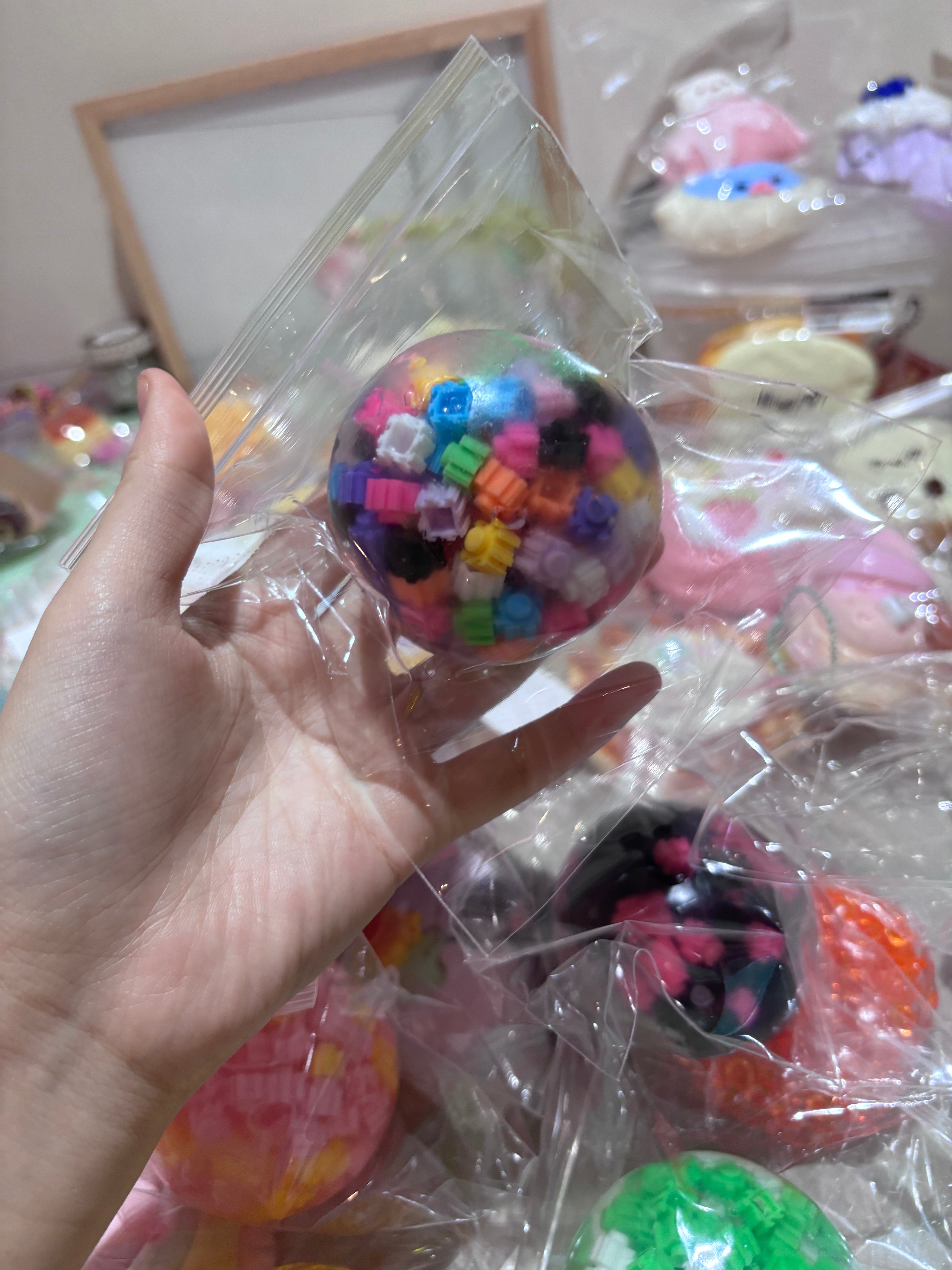 Crunchy Lego slime ball rainbow – MoonKatt