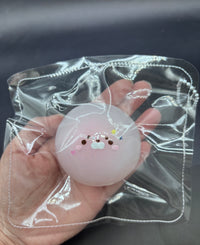 Half opaque seal mochi ball taba cute soft squishy