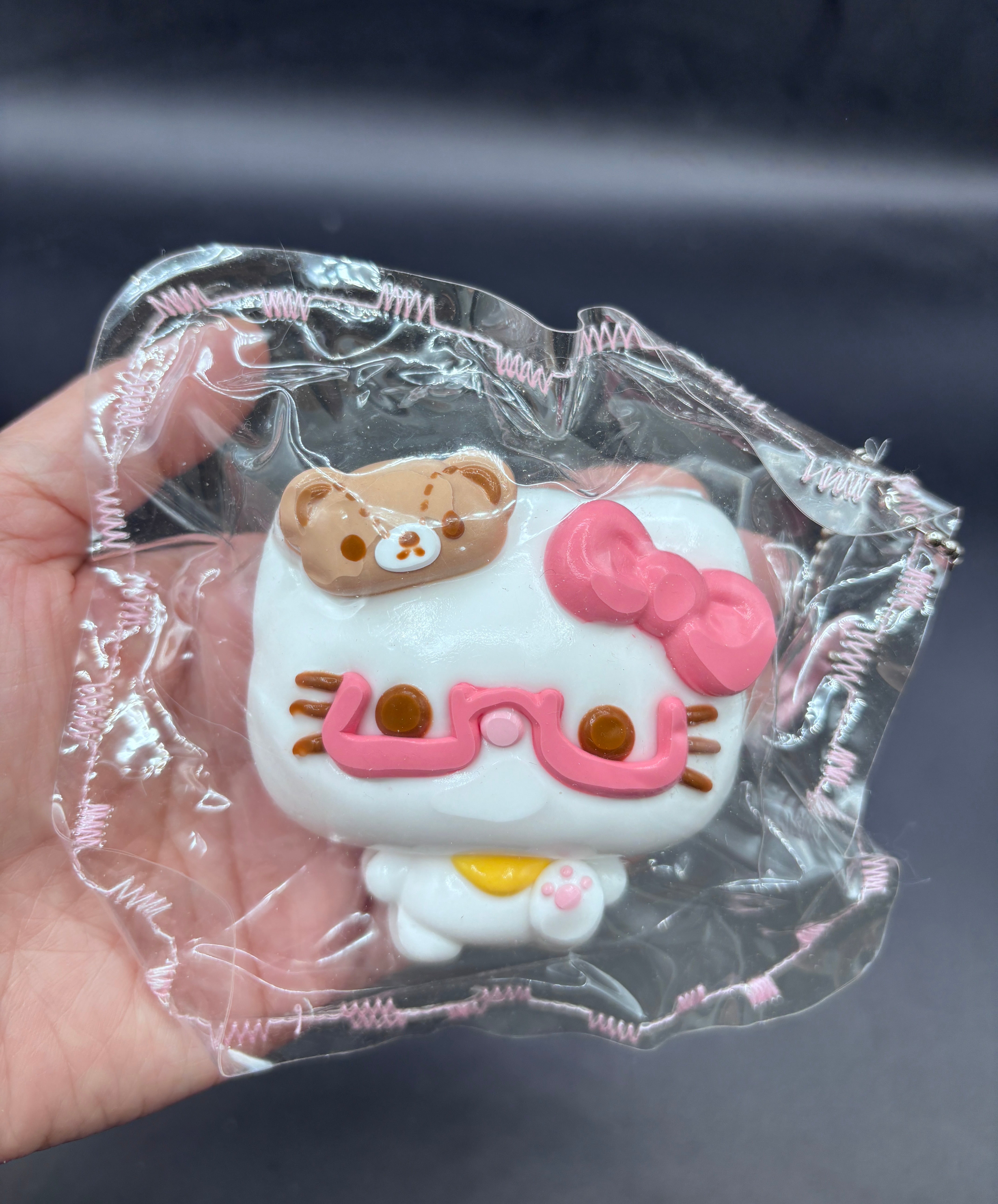 Cute glasses kitty taba squishy