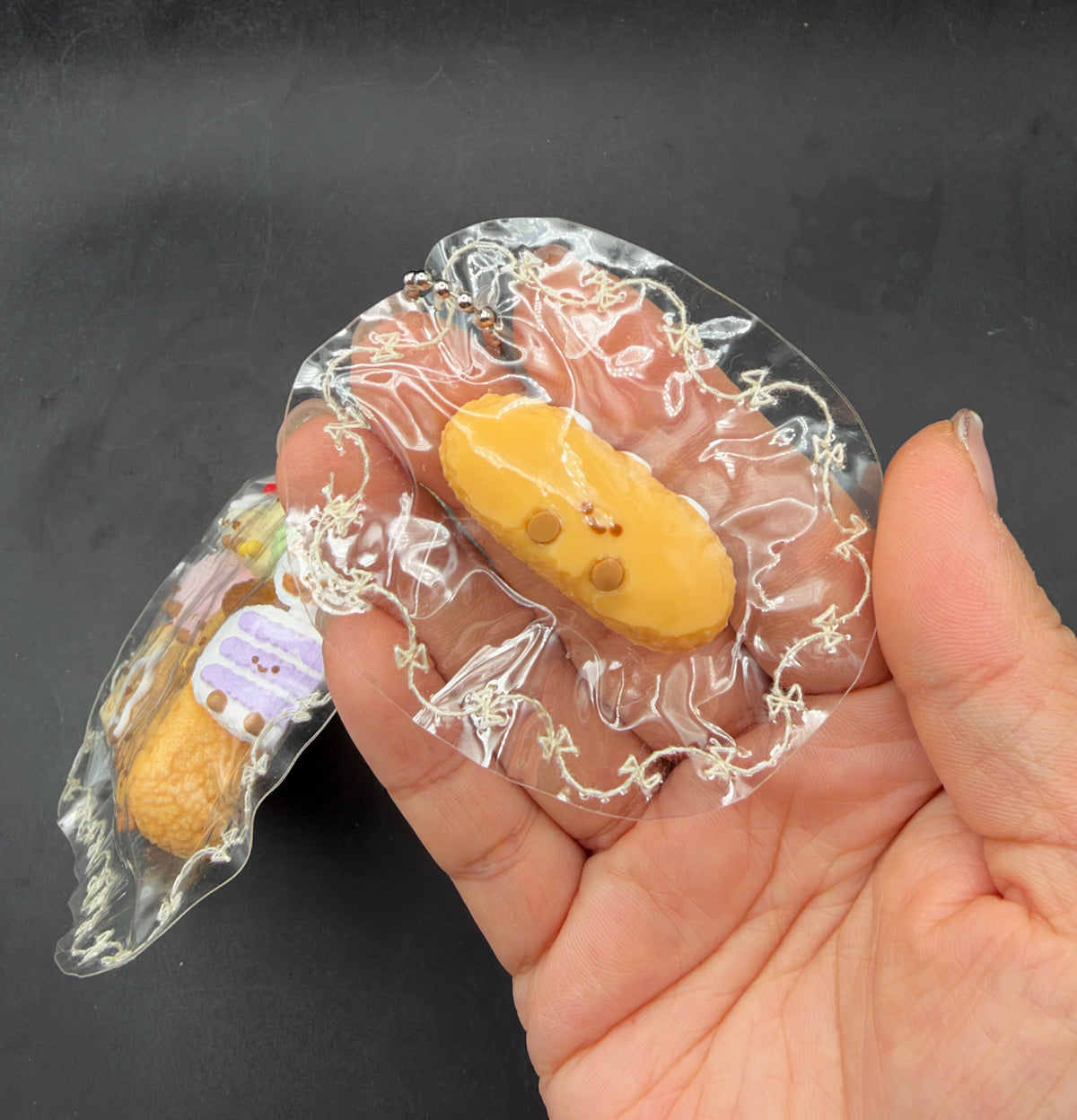 Mini keychain detailed pack of 15 jc pastries taba squishy