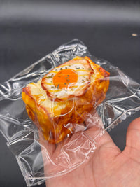 Frozen butter new detailed realistic egg toast taba squishy