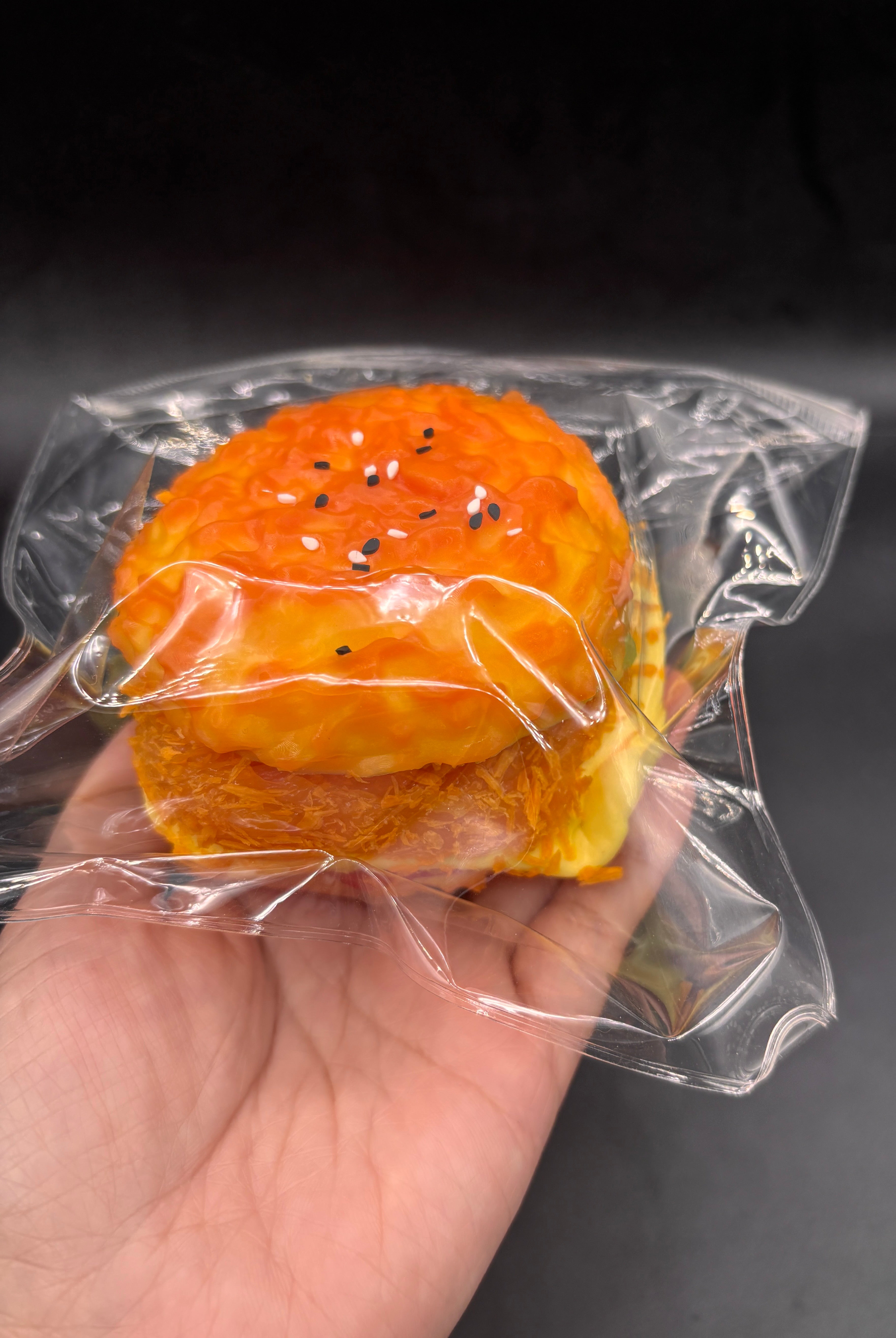 Large realistic chicken sandwich taba squishy