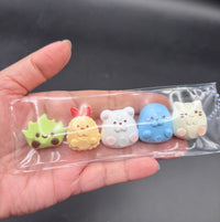 5 mini Sumikko Gurashi cute keychain Taba Squishy Toy