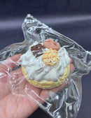 Cute realistic cake with whipped cream taba squishy