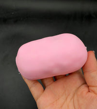 Crunchy matte soap stressball pink