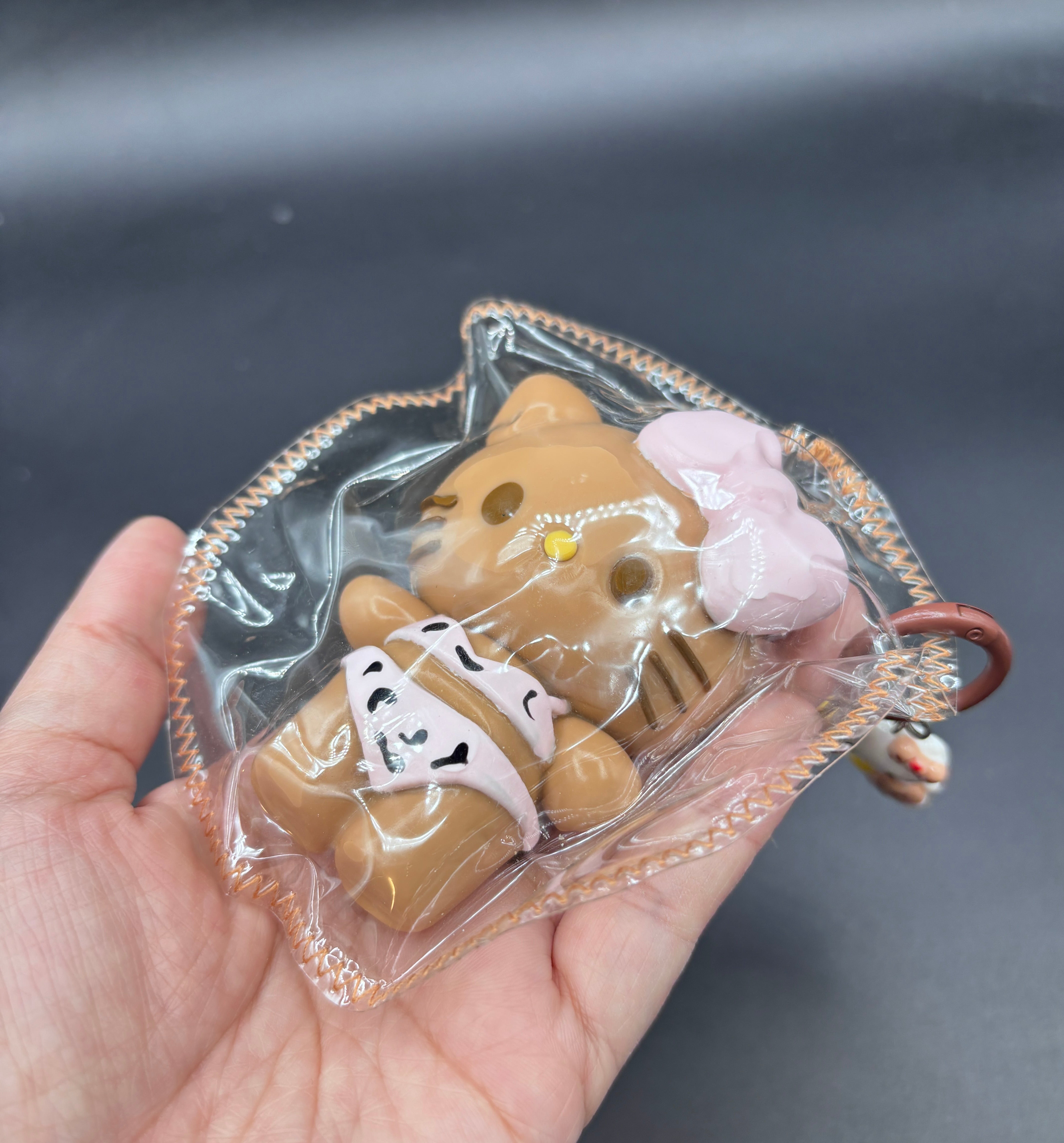 Tanned kitty in the beach  taba squishy