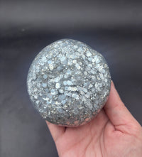 Disco glitter ball- slightly slushy stressball