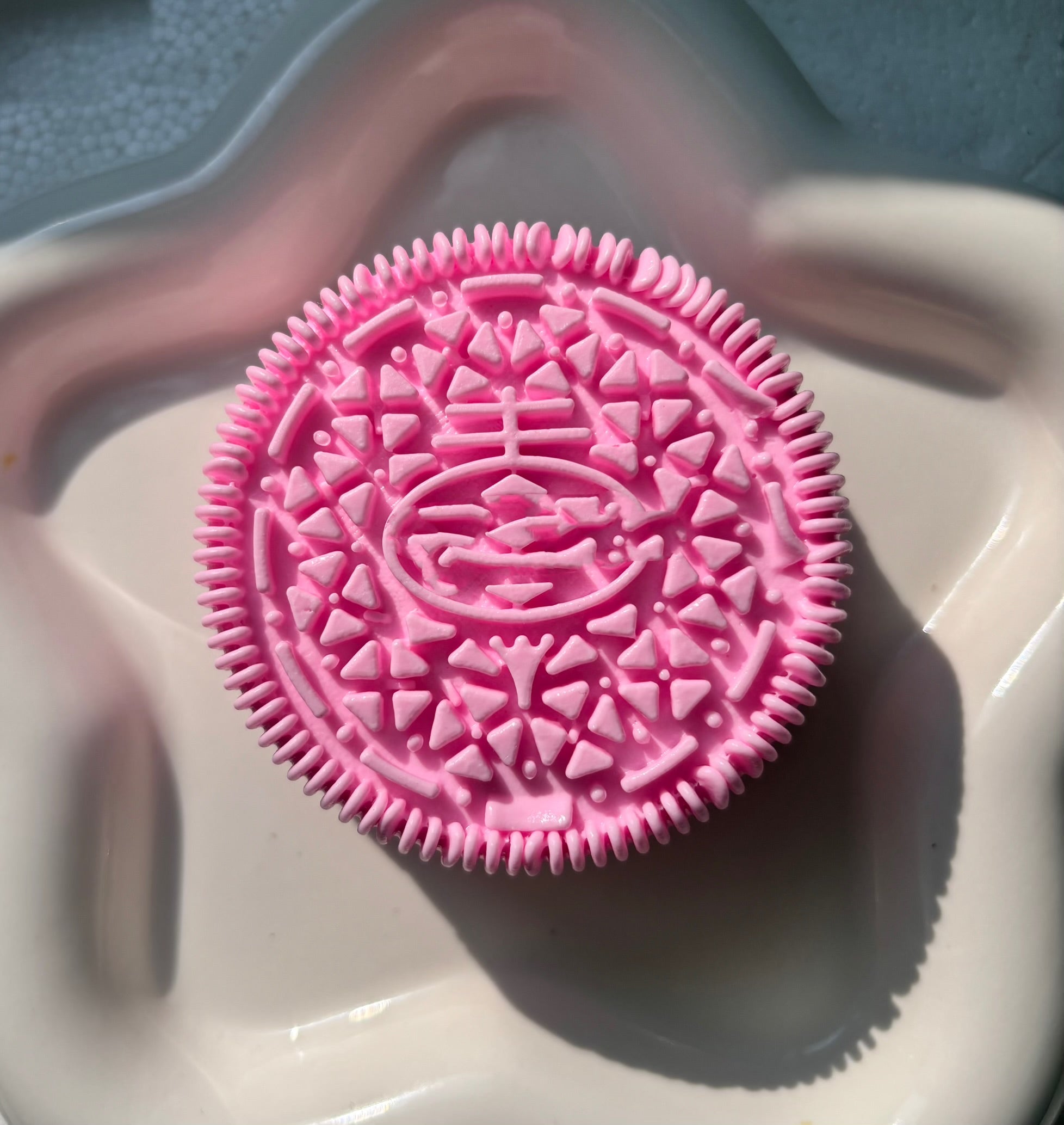 Pink Taba Squishy Oreo Toy