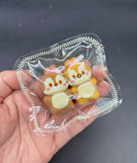 Mini keychain squirrel twins taba squishyt