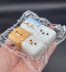 Pack of 4 marshmellow taba cartoons  taba squishy