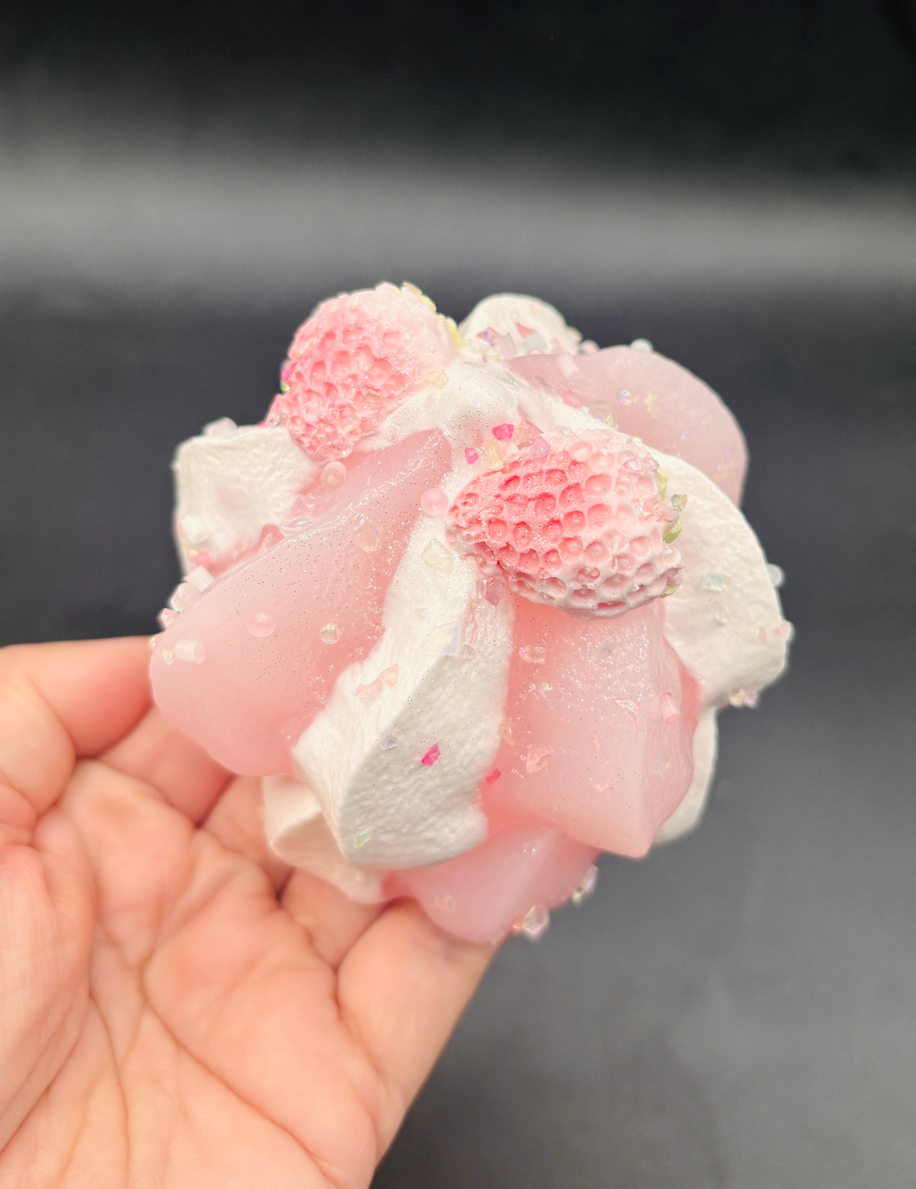Frozen butter new strawberry whipped cream soft  taba squishy
