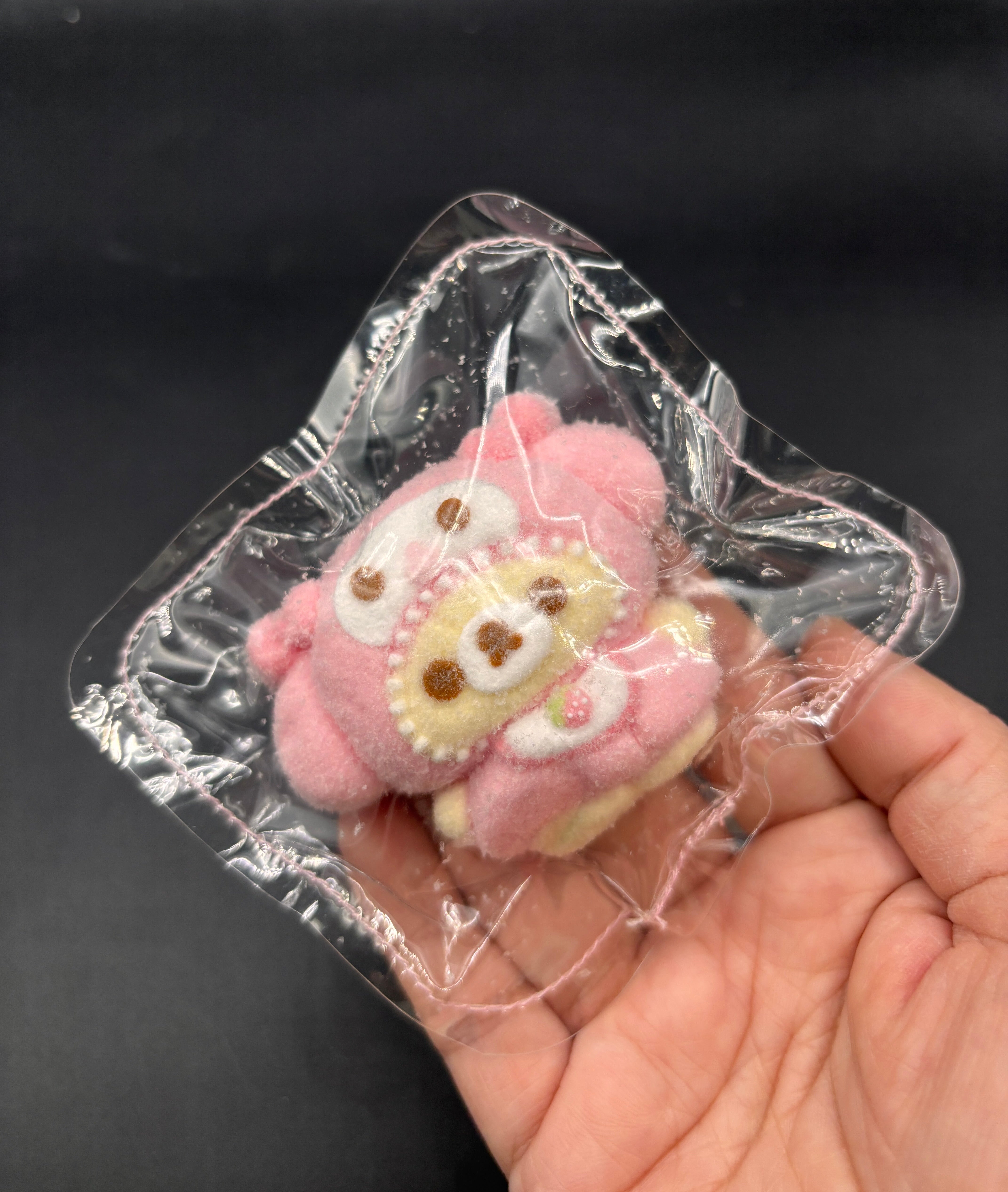 Small rilaxmelody soft taba cute (flocked or unflocked) taba squishy