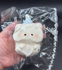 frozen butter super cute baby hamster with cat paw pillow soft taba squishy