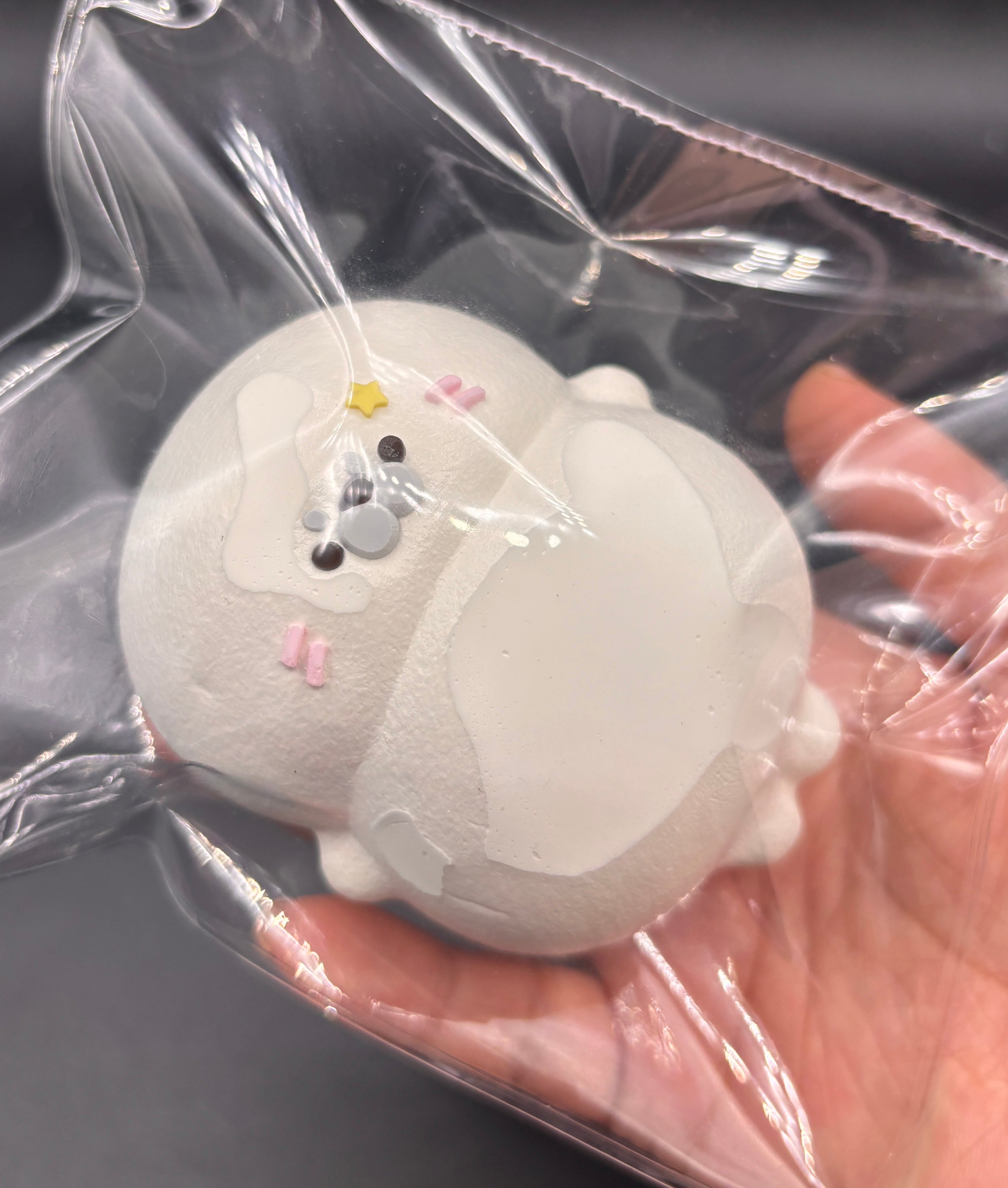 Water textured super soft fat seal  taba squishy cute