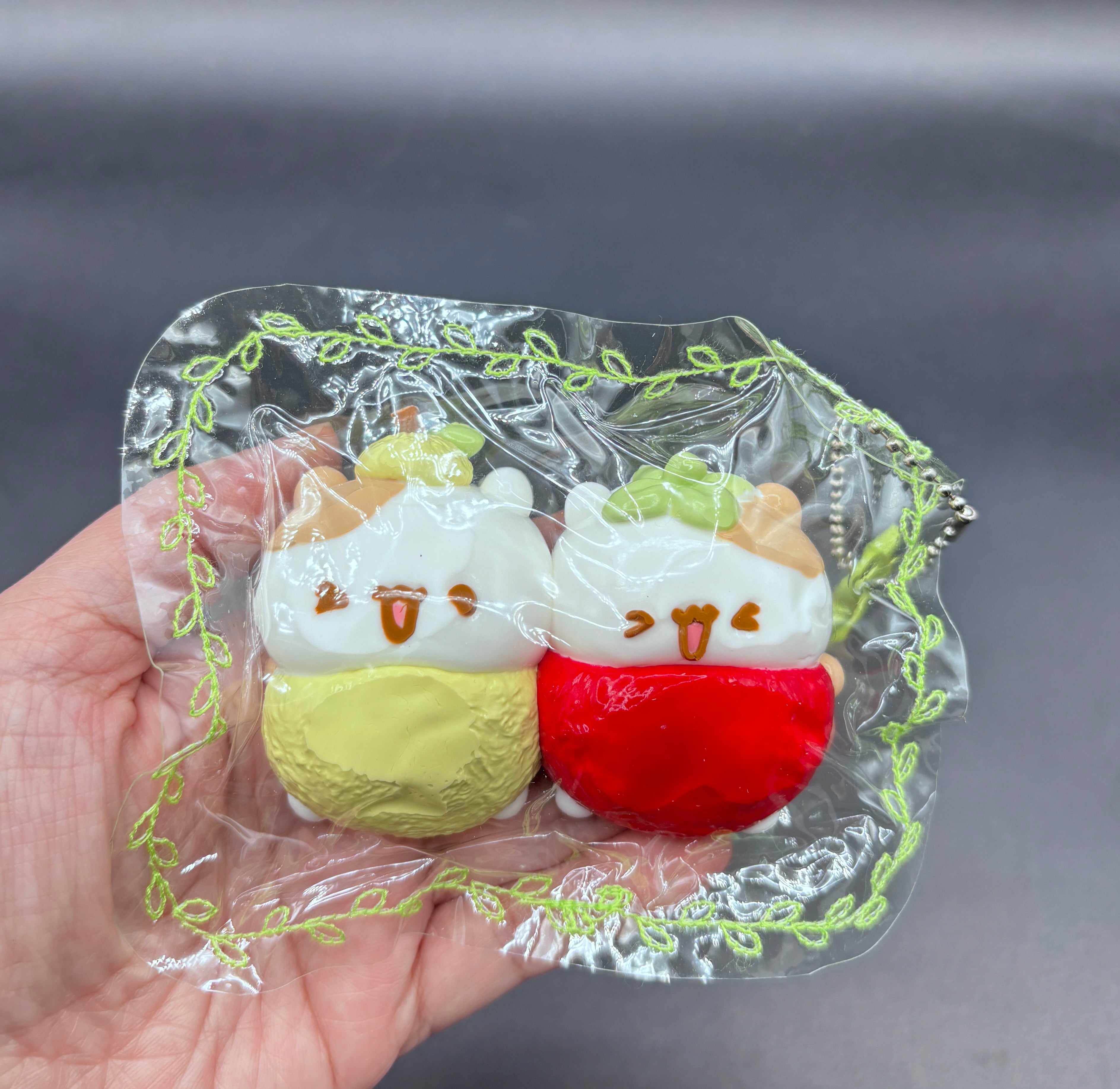 Cute  Taba keychain sleeping hamster soft  taba squishy