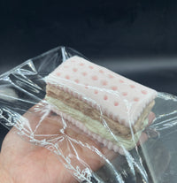 Frozen butter Neapolitan ice cream sandwich  taba squishy