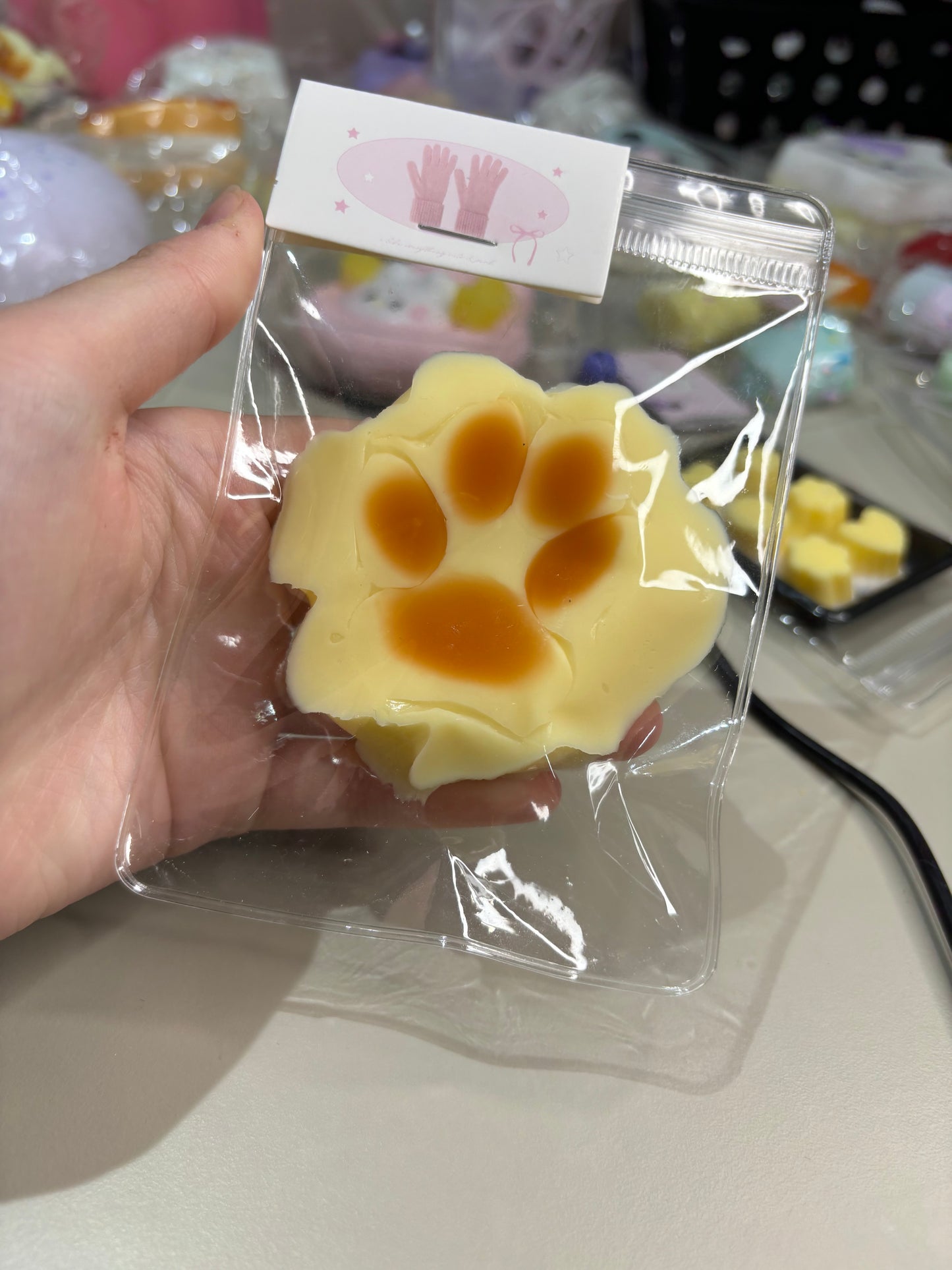 Taba Squishy Handmade Cheesecake cat paw soft