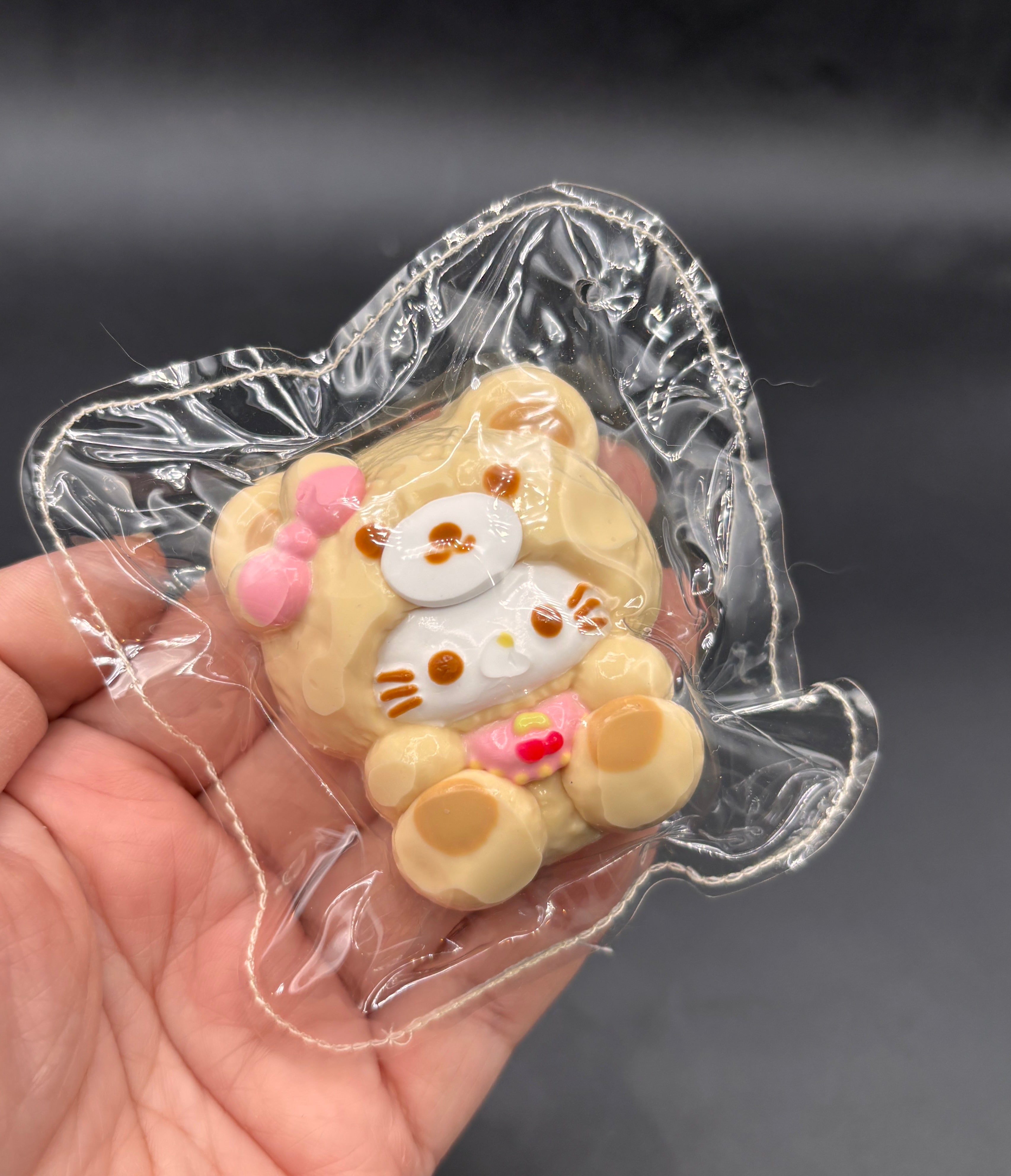 Small teddy bear kitty taba squishy aesthetic