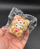 Small teddy bear kitty taba squishy aesthetic