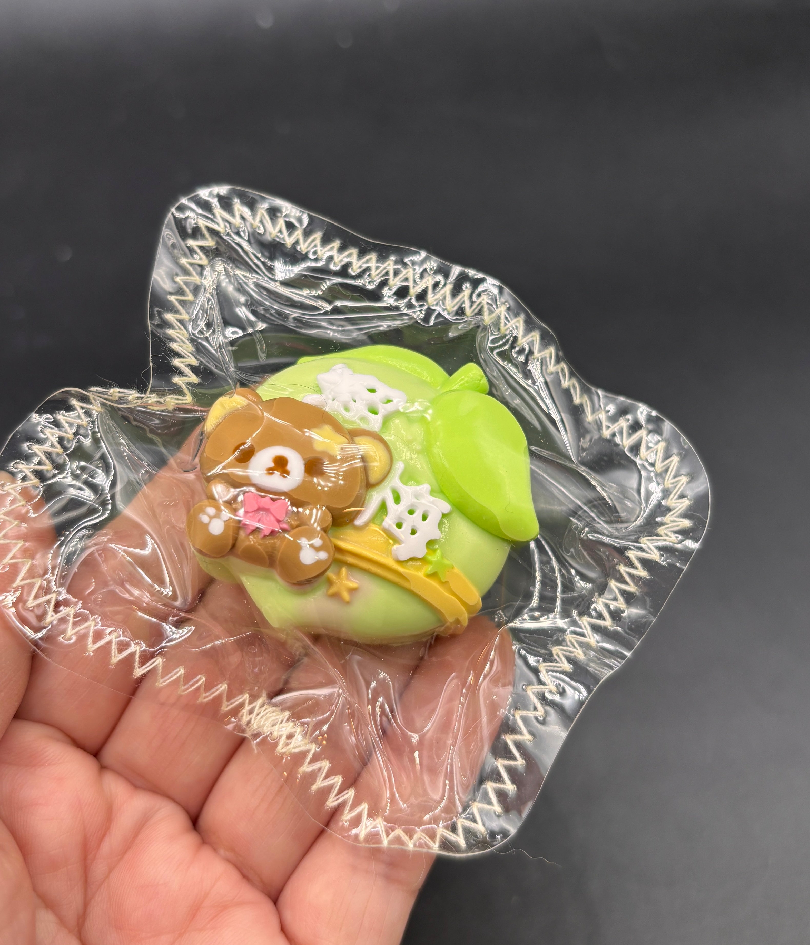 Rilakkuma taba squishy keychain