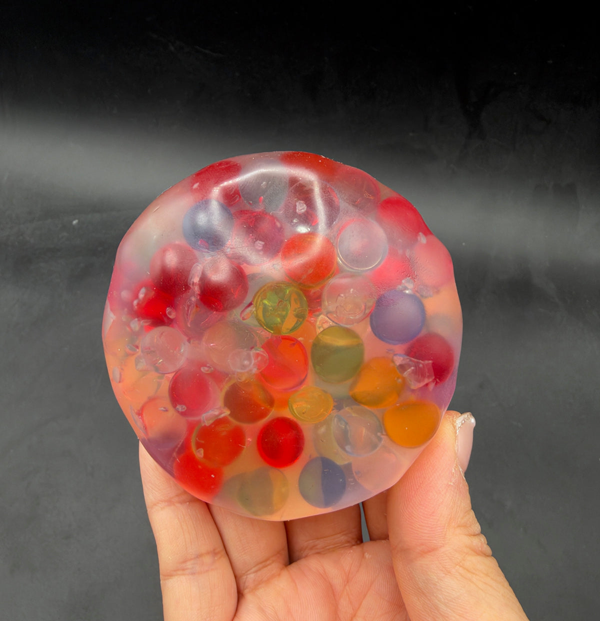 marble Vaseline ball (makes sounds & rumbles in your hand!)stressball