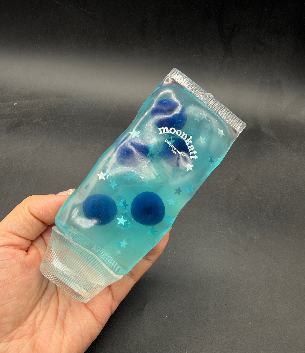MoonKatt blueberry smoothie toothpaste squishy stressball
