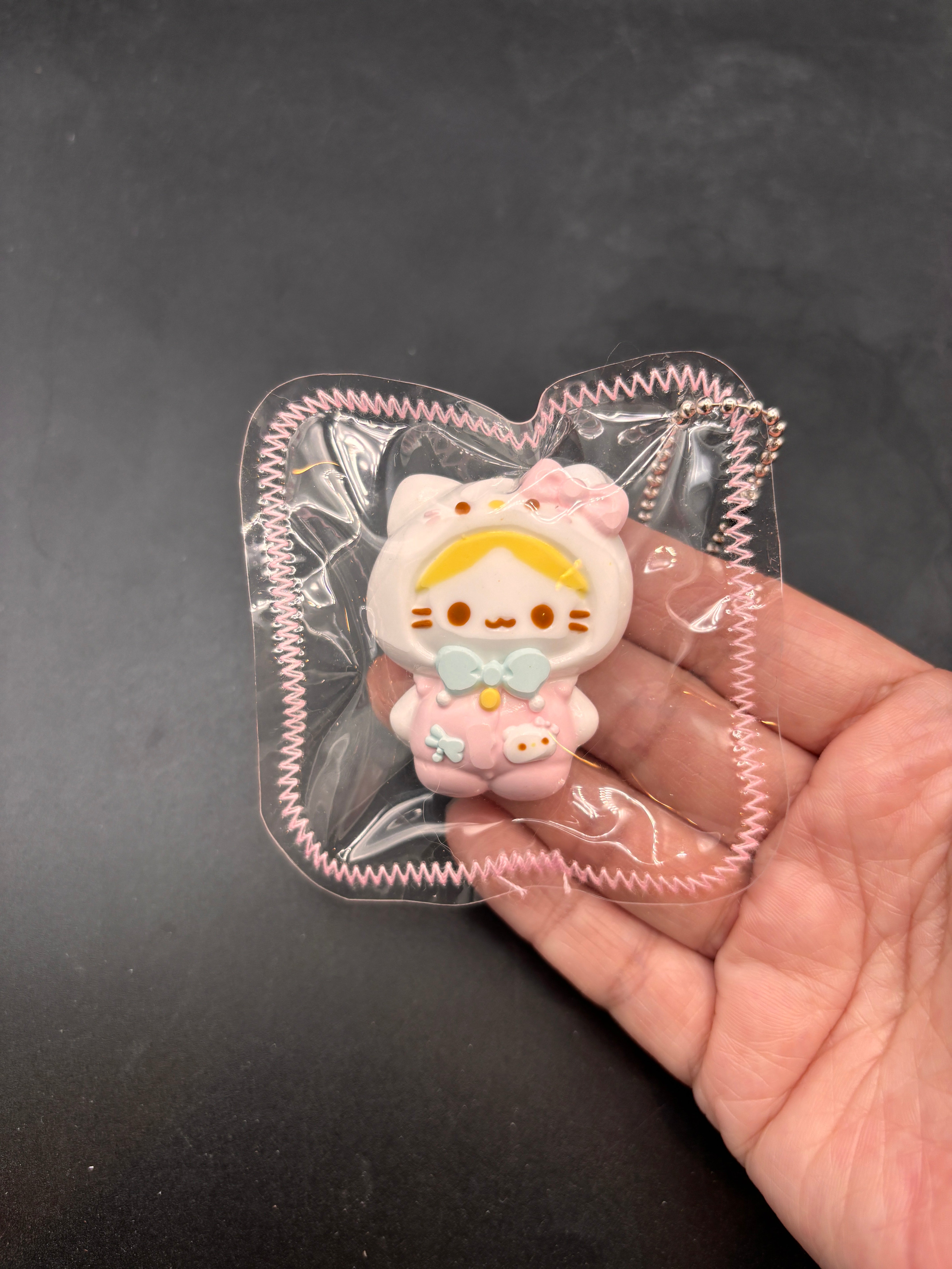 Mini kitty series keychain taba squishy