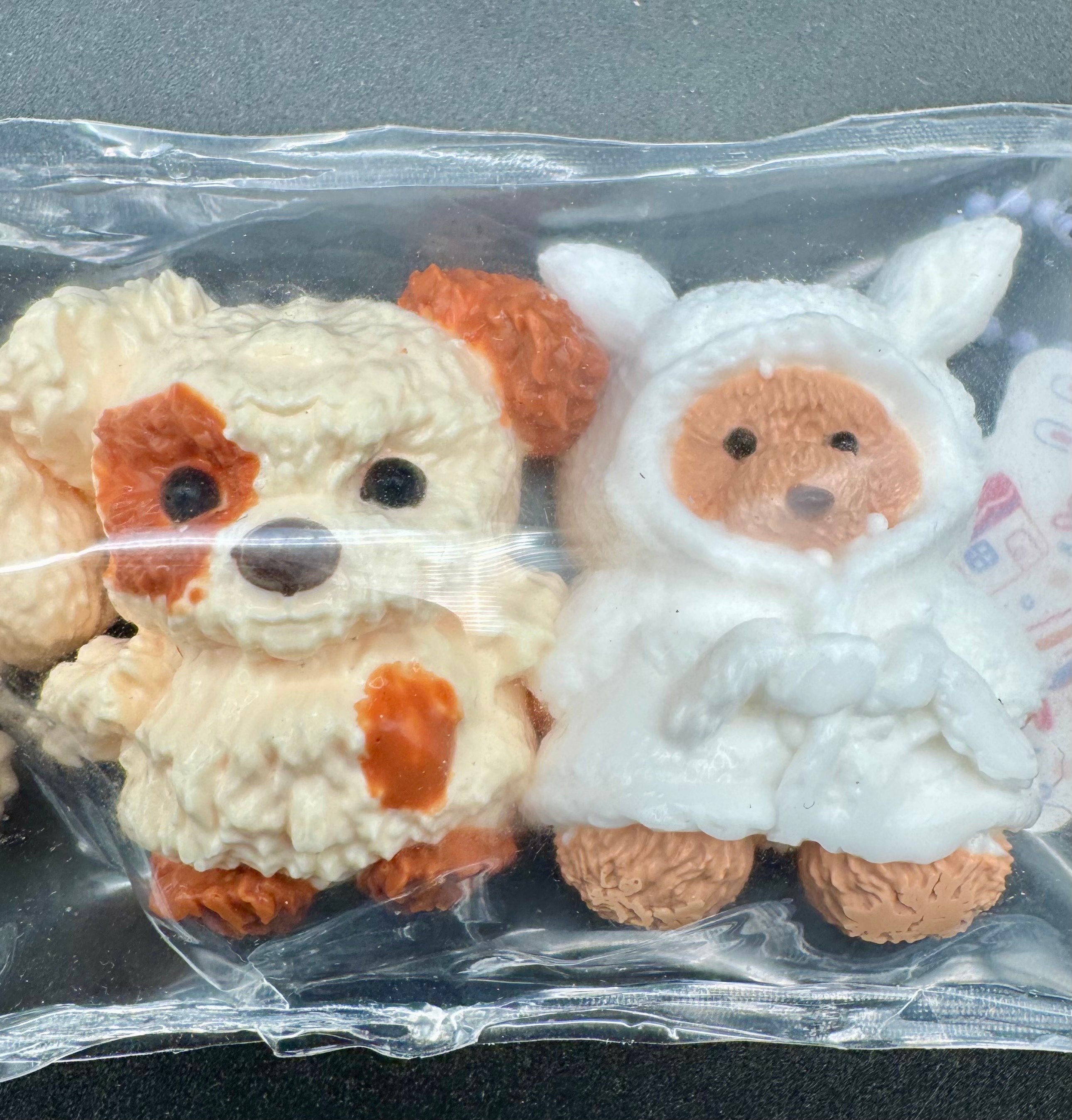 Four cute puppy taba squishy toy