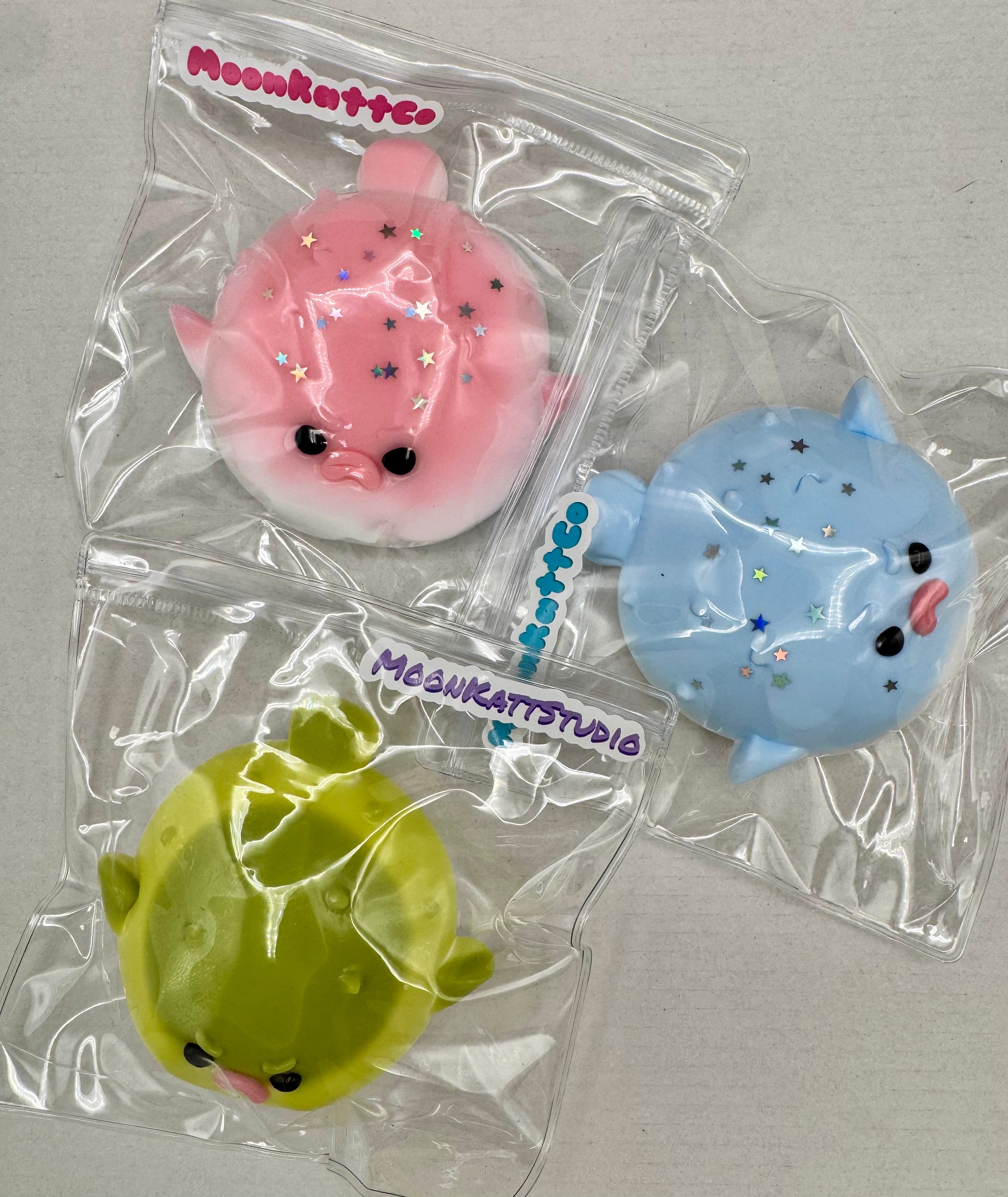 Puffer fish soft cute Taba squishy toys (5 colors)
