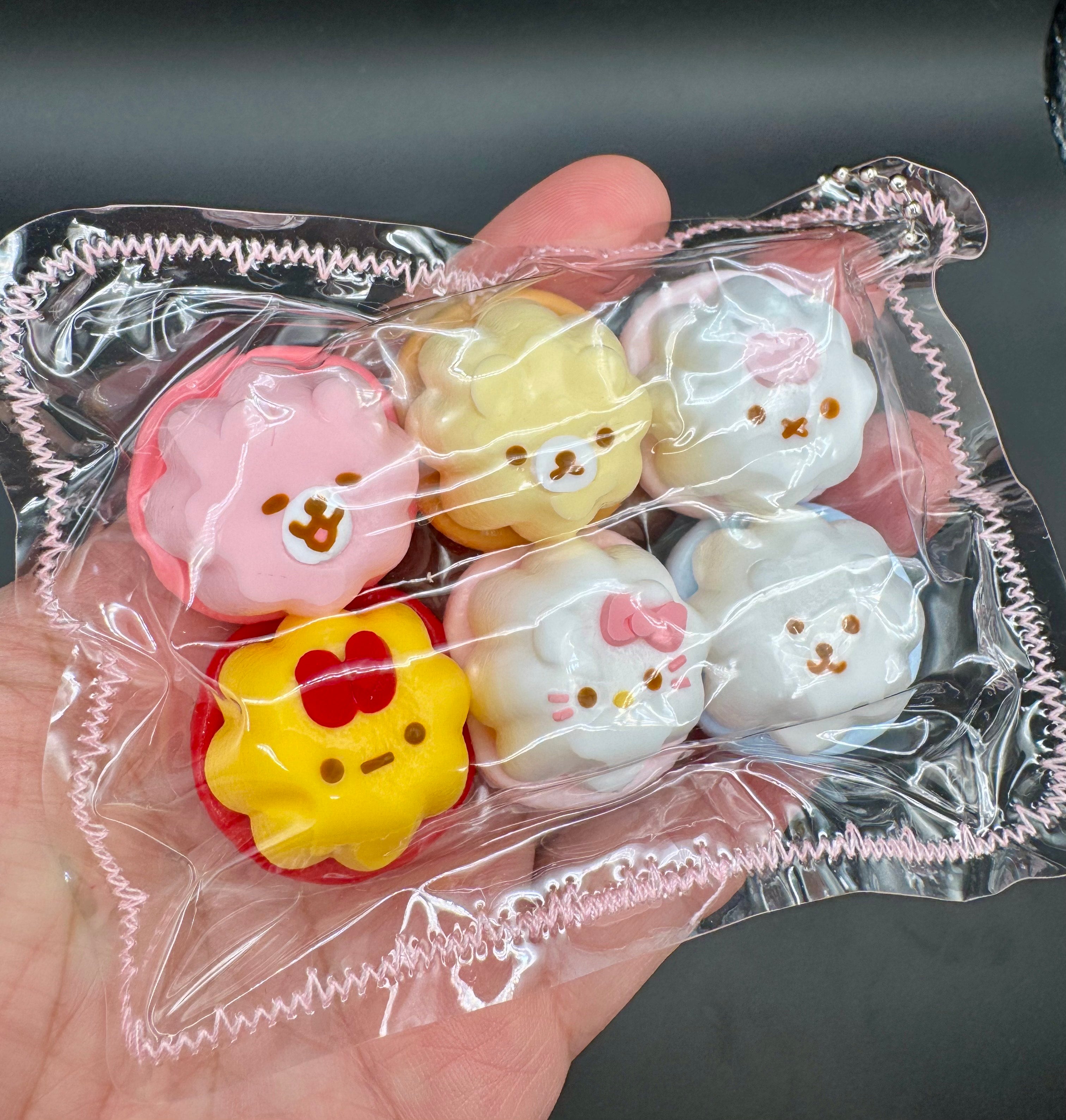 Mini Series 6 super cute mini pudding taba squishy