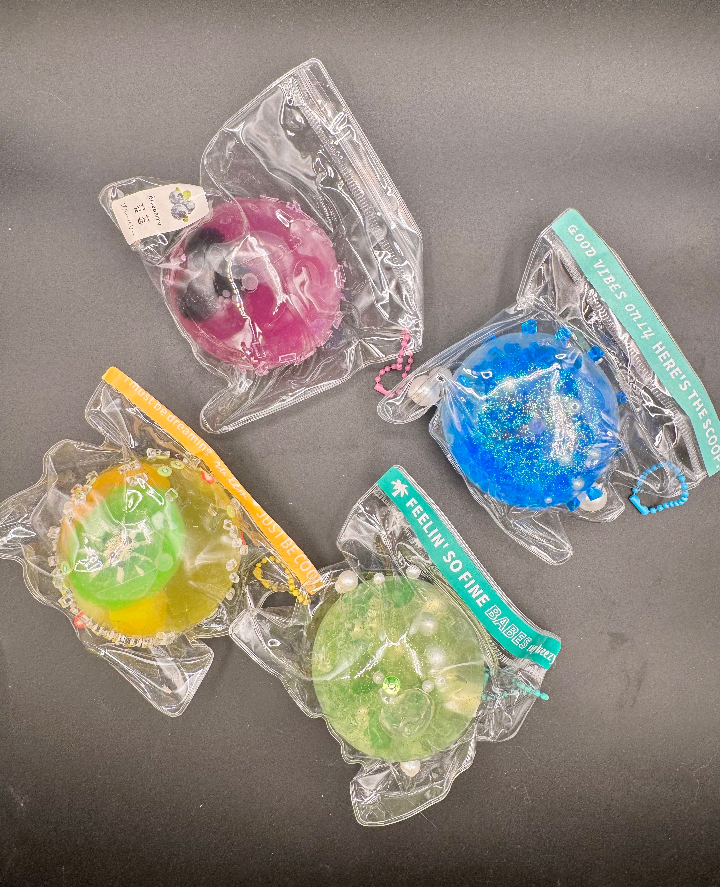 Large multi color candy slime Stress Ball -part 2