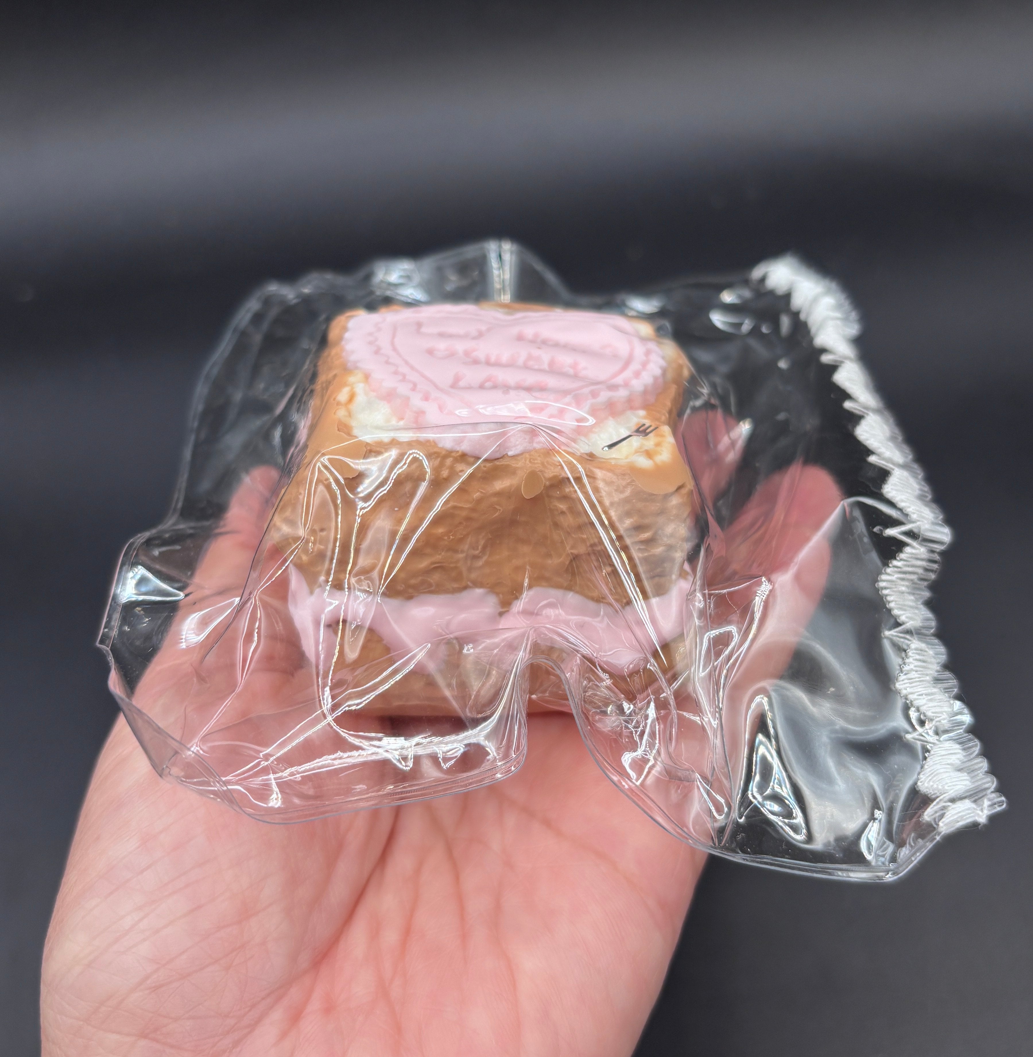 frozen butter small heart strawberry toast taba squishy