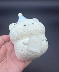 frozen butter super cute baby hamster with cat paw pillow soft taba squishy