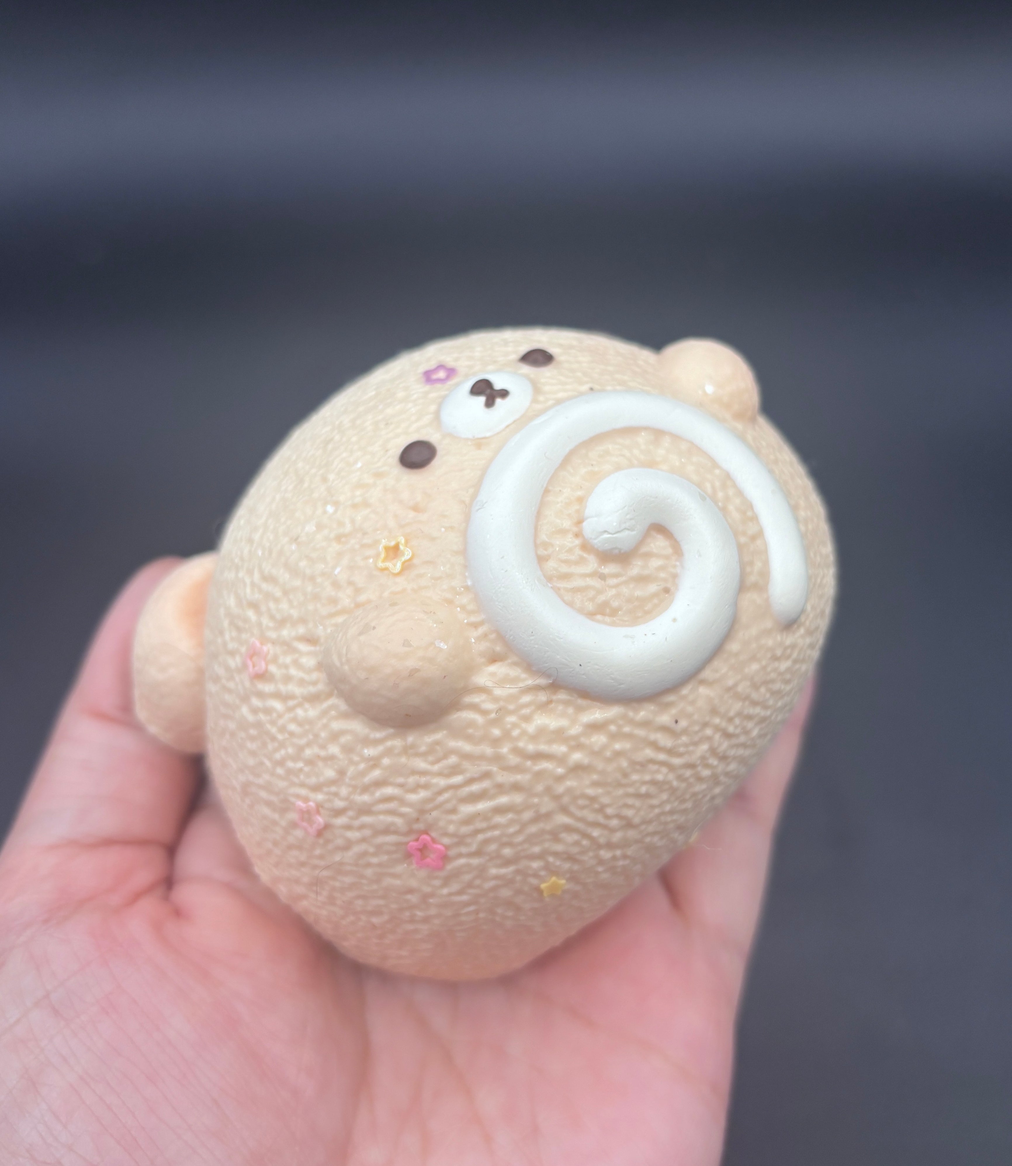 Large cute frozen butter Rilakkuma bun  taba squishy