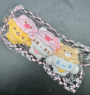 Cute detailed pack of 3 characters soft taba squishy