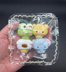 Frog and his friends(bear,dog,elephant) taba squisy toy