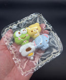 Frog and his friends(bear,dog,elephant) taba squisy toy