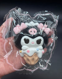 Kuromi ice cream cone taba squishy toy