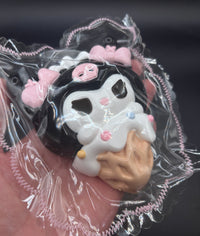 Kuromi ice cream cone taba squishy toy