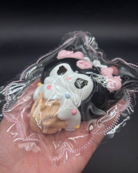 Kuromi ice cream cone taba squishy toy