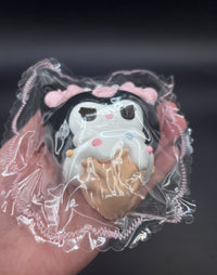 Kuromi ice cream cone taba squishy toy