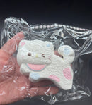 large cute white kitten taba squishy toy